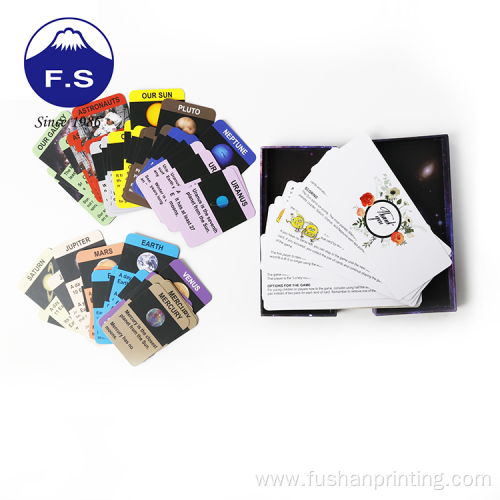 Custom Memory Learning Card Set Printing For Children